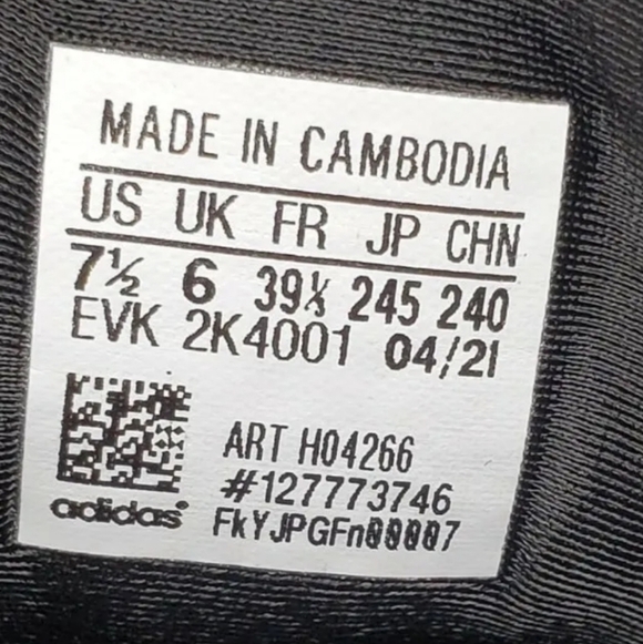 Adidas Womens Size 7.5 Ozelia W Pink Core Black Cloud White Shoes H04266 New - Picture 4 of 12